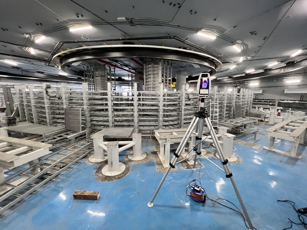 Lasertracker im Synchrotronring, 2024